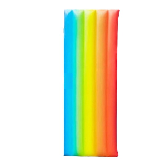 Pool Candy Illuminated 74" Rainbow Light Up Deluxe Pool Raft Float - Free Ship - Picture 4 of 9